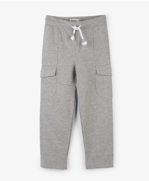 Gray Cargo Joggers Cheap