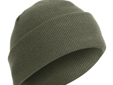 Green Fine Knit Watch Cap Fashion