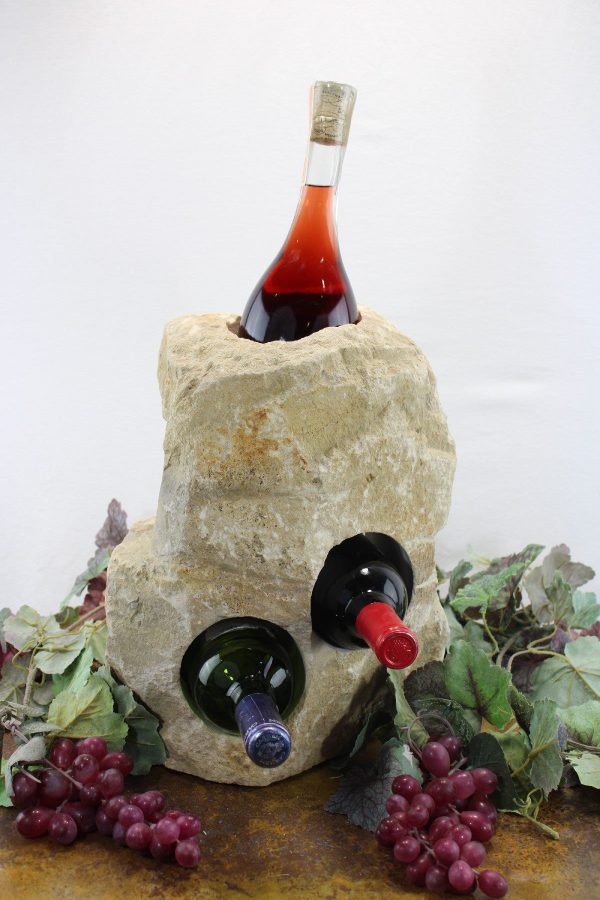 Stone Wine Bottle Holder W106 SOLD Online Hot Sale