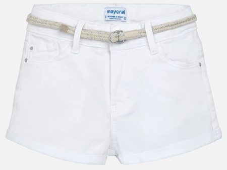 Twill White Shorts Online Hot Sale