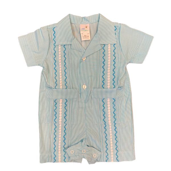 Guayabera Romper For Sale