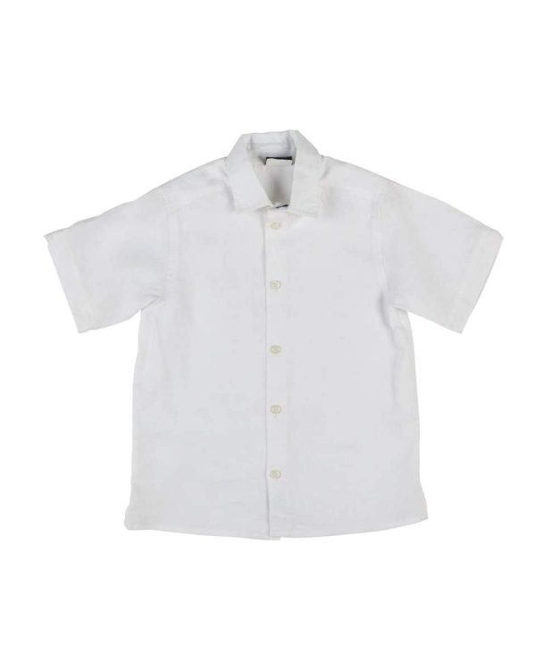 Linen White Camp Shirt Sale