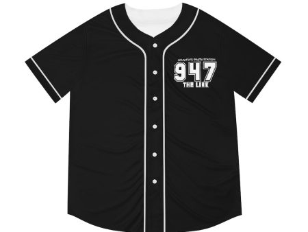 Atlanta s Party Station Men s Baseball Jersey (Black) Online Sale