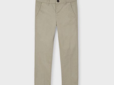 Slim Fit Chino Khaki Pants Online now