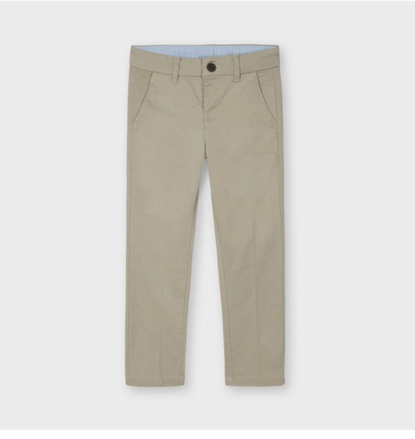 Slim Fit Chino Khaki Pants Online now