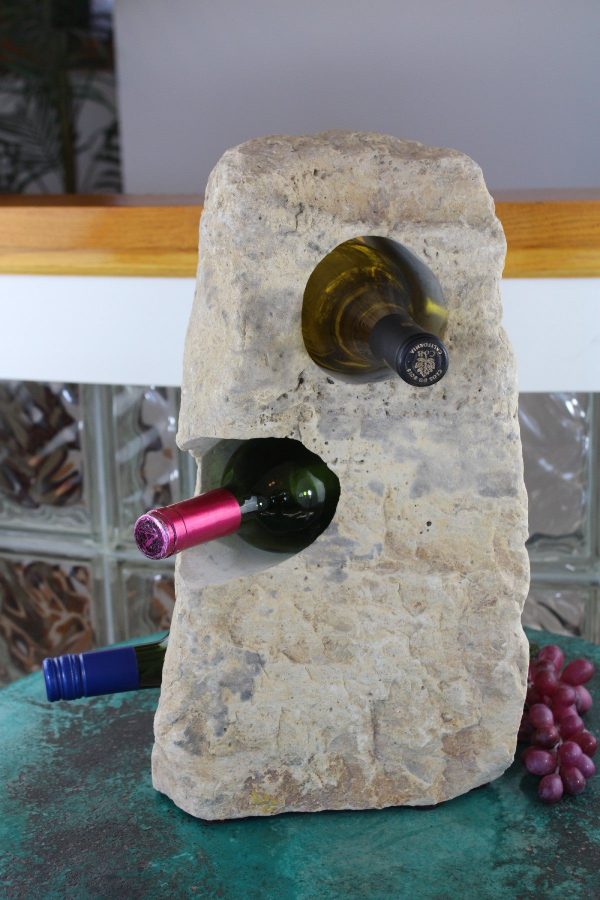 Stone Wine Bottle Holder W114 SOLD Cheap