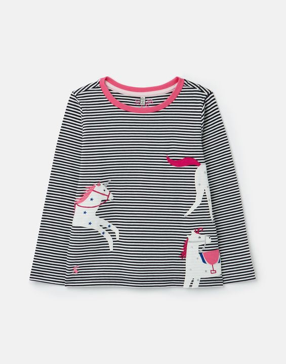 Unicorn Striped T-Shirt Online Hot Sale