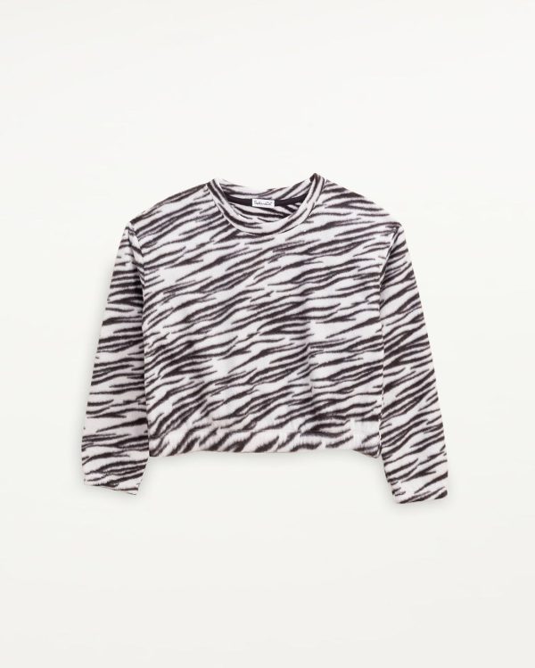 Cozy Zebra Top Sale