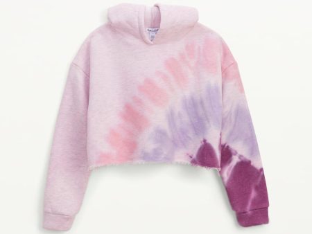 Tie Dye Cropped Hoodie Online now