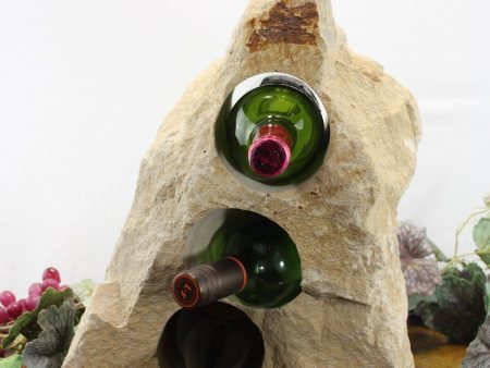 Stone Wine Bottle Holder W105 SOLD For Cheap