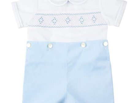 White Blue Toddler Bobble Suit Online