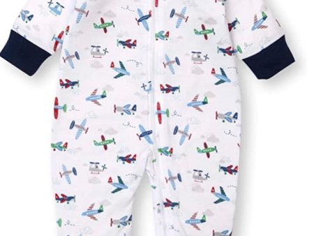 Awesome Airplane Footie with Zip Online Sale