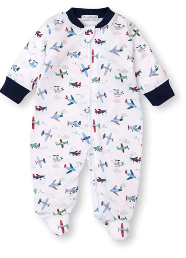 Awesome Airplane Footie with Zip Online Sale