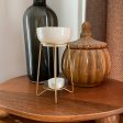 Minimalistic Wax  Burner on Gold stand Online Hot Sale