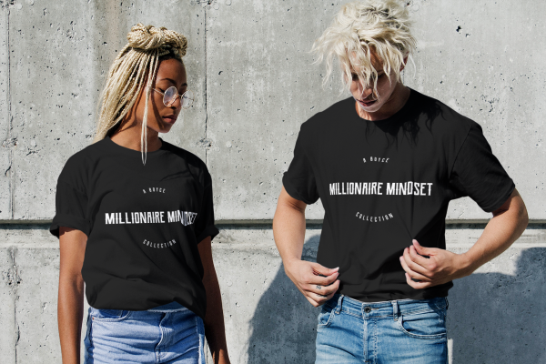 Millionaire Mindset  Unisex Jersey Short Sleeve Tee Online Sale