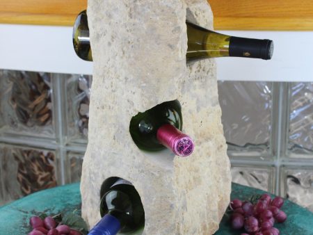 Stone Wine Bottle Holder W114 SOLD Cheap