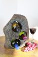 Stone Wine Bottle Holder W119 SOLD For Cheap