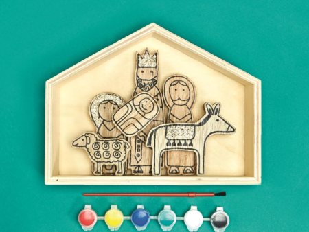 DIY Nativity Set on Sale