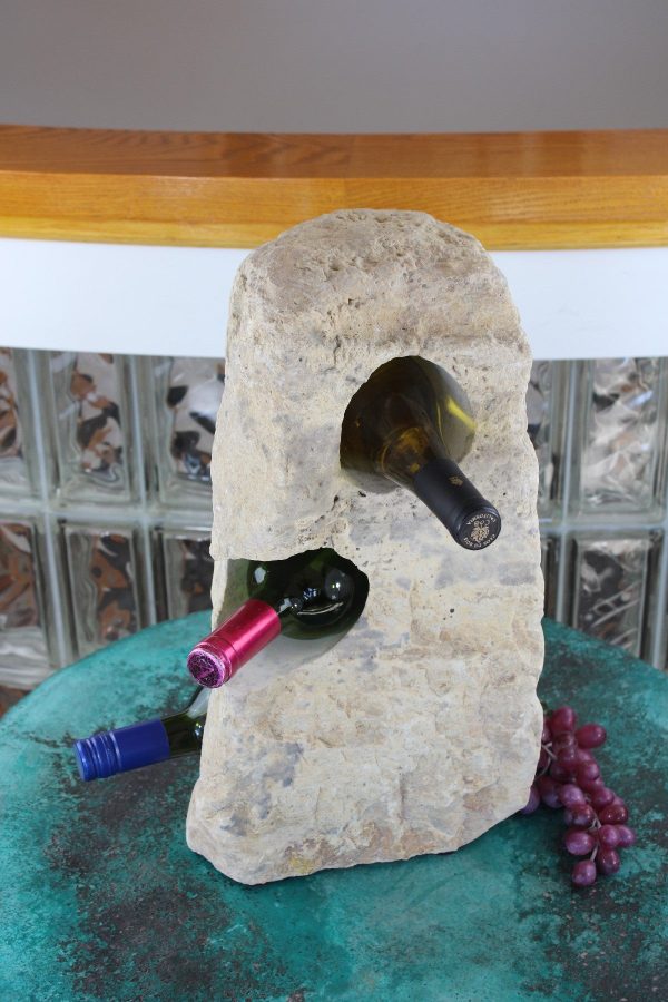 Stone Wine Bottle Holder W114 SOLD Cheap