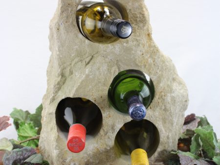 Stone Wine Bottle Holder W101 SOLD Hot on Sale