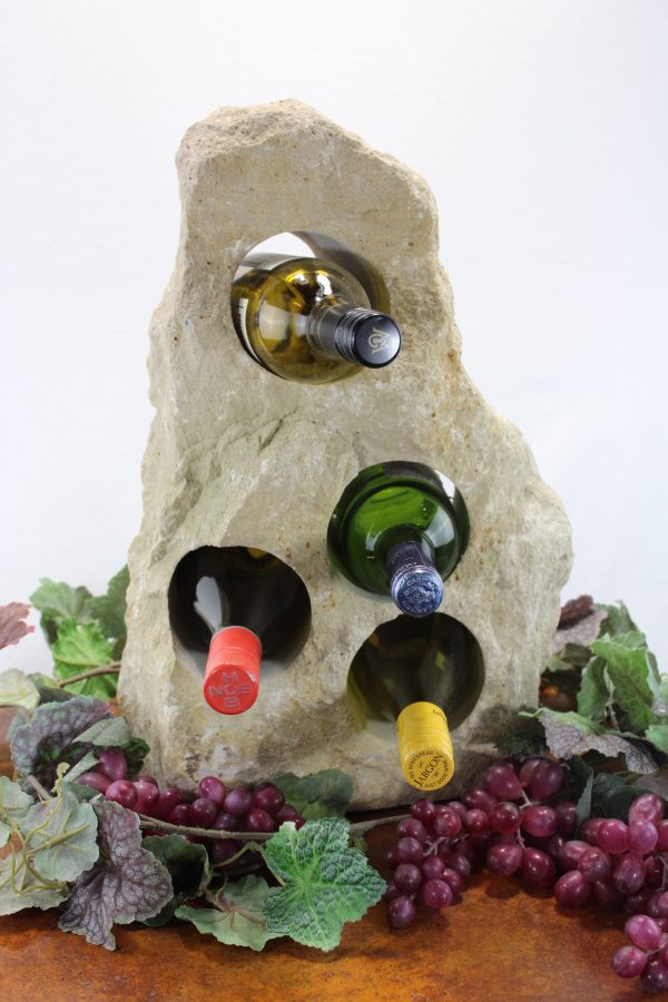 Stone Wine Bottle Holder W101 SOLD Hot on Sale