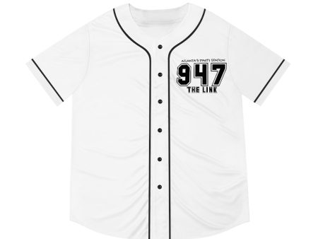 Atlanta s Party Station Men s Baseball Jersey (White) Online Sale