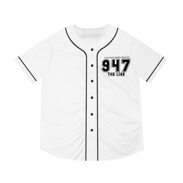 Atlanta s Party Station Men s Baseball Jersey (White) Online Sale