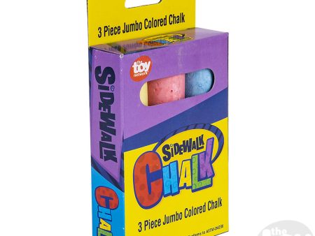 Jumbo Sidewalk Chalk- Set of 3 on Sale