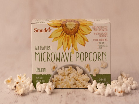 Smude s All-Natural Original Microwave Popcorn - 1 pouch Online now