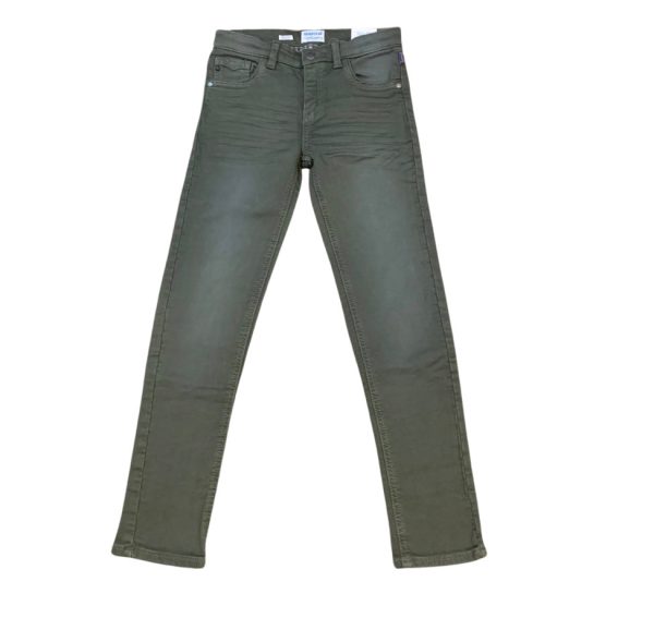 Slim Fit Soft Pants in Ivy Green Online Sale